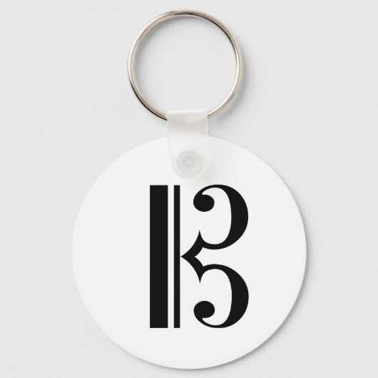 C-Clef Keychain キーホルダー (正面)