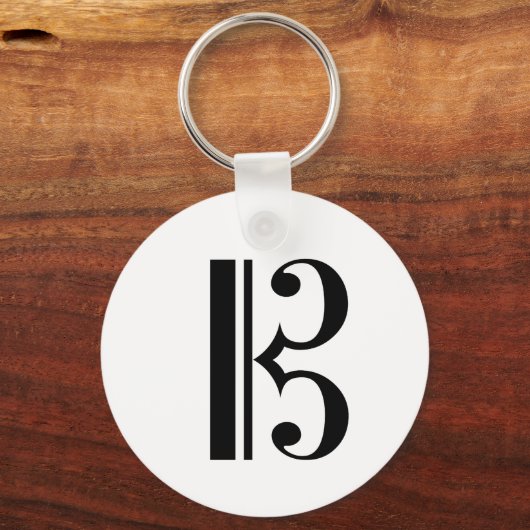 C-Clef Keychain キーホルダー (正面)