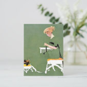 C Coles Phillips "ホームタイズ"フェイダウェイガール ポストカード (スタンド正面)