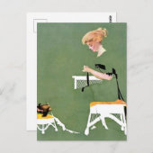 C Coles Phillips "ホームタイズ"フェイダウェイガール ポストカード (正面/裏面)