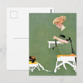 C Coles Phillips「ホーム・タイズ」フェイドアウェイ・ガール ポストカード (正面/裏面)