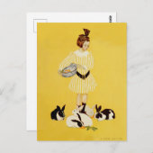 C Coles Phillips "家族の友人" ポストカード (正面/裏面)