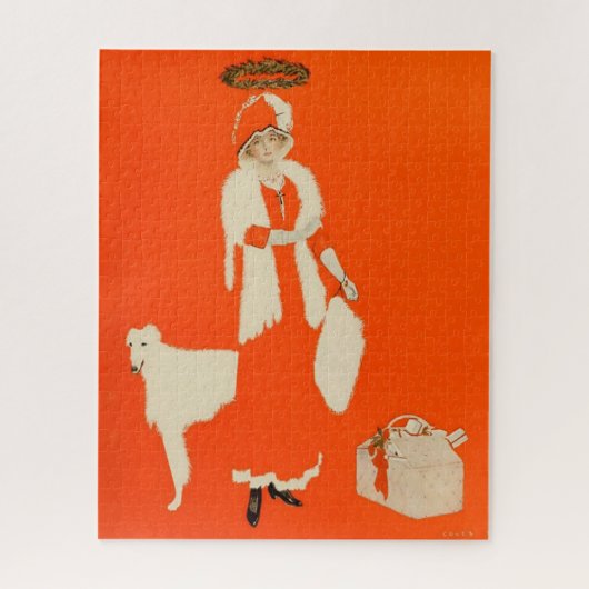 C Coles Phillips「現代の聖女」フェードアウェイ・ガール ジグソーパズル (縦)