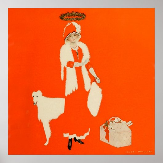 C Coles Phillips「現代の聖女」フェードアウェイ・ガール ポスター (正面)