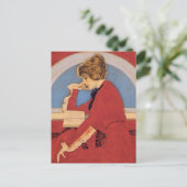 C Coles Phillips 「良い本」フェードアウェイガール ポストカード (スタンド正面)