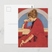 C Coles Phillips 「良い本」フェードアウェイガール ポストカード (正面/裏面)