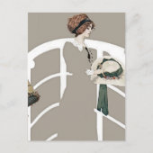 C Coles Phillips "At the Hat Shop" ポストカード (正面)