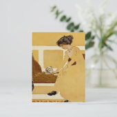 C Coles Phillips 'Fadeaway Girl' "Discarding" ポストカード (スタンド正面)