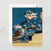 C Coles Phillips Hosiery Ad inヴィンテージ・ロードスター ポストカード (正面/裏面)