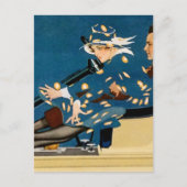 C Coles Phillips Hosiery Ad inヴィンテージ・ロードスター ポストカード (正面)