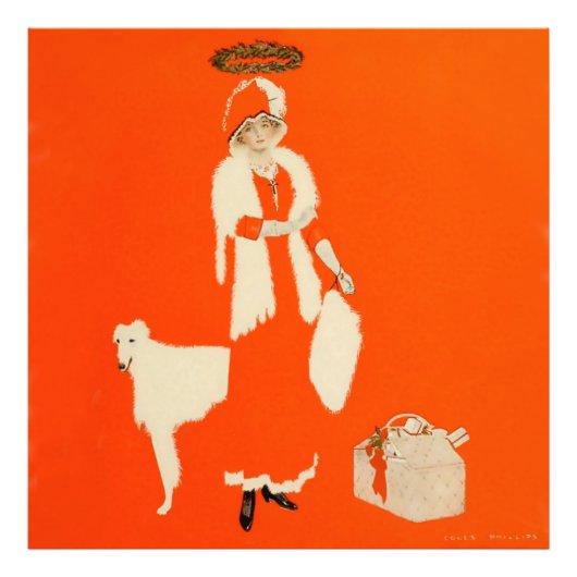 C Coles Phillips "Present Day Saint" Fadeway Girl フォトプリント (正面)