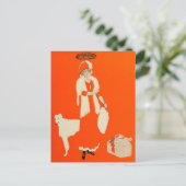 C Coles Phillips "Present Day Saint" Fadeway Girl ポストカード (スタンド正面)