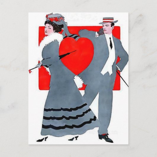 C Coles Phillips Valentine Editionマガジンカバー ポストカード (正面)