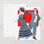 C Coles Phillips Valentine Edition Magazine Cover ポストカード (正面/裏面)