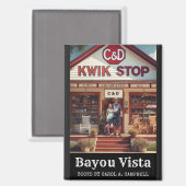 C&D Kwik Stop - サザンサイコス コレクション マグネット (正面/裏面)