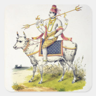 C. de Motte (1785-183が刻むIshanaかShiva スクエアシール