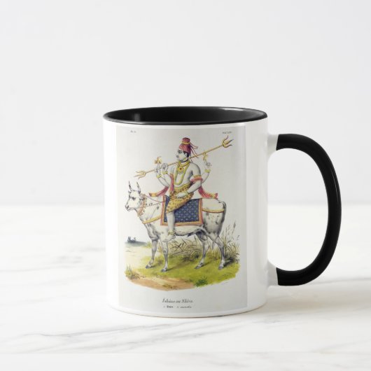 C. de Motte (1785-183が刻むIshanaかShiva マグカップ (右)