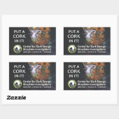 C-DEBIステッカー – コルクを入れる 長方形シール (シート)