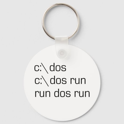 c:\ dos キーホルダー (正面)