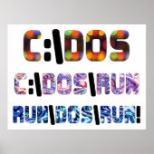 C:\DOS\RUN ポスター (正面)