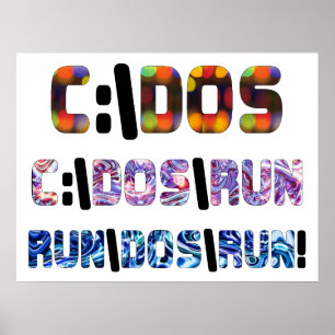 C:\DOS\RUN ポスター