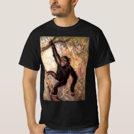 C・E・スワンによるチンパンジー、ヴィンテージのワイルドジャングル動物 Tシャツ