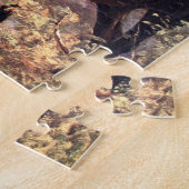 C.E.スワンによるヴィンテージの野生動物、ムースまたはエ鹿 ジグソーパズル (側面)