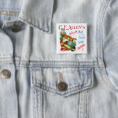 C.E. Allenの1898年の植物とシードガイド磁石 缶バッジ (インサイチュ)