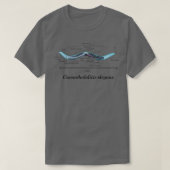 C Elegans Anatomical Diagram Tシャツ (デザイン正面)