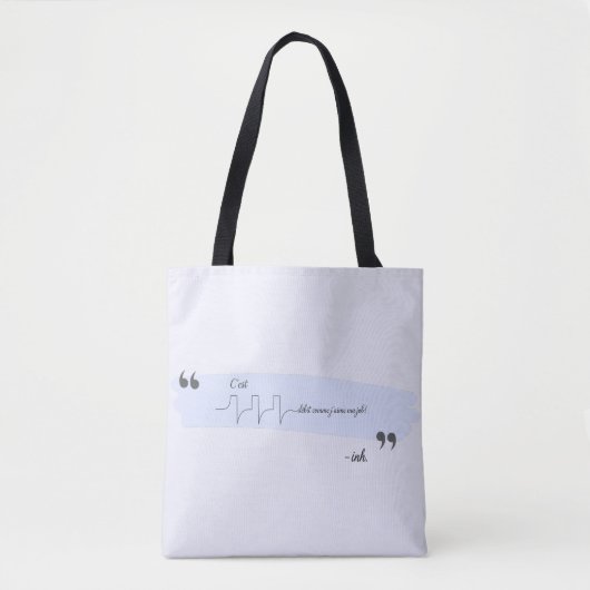 C’est Débit Comme J’aime Ma Job! - Cadeau Inhalo トートバッグ (正面)