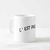 C EST PAS FAUX コーヒーマグカップ (正面左)