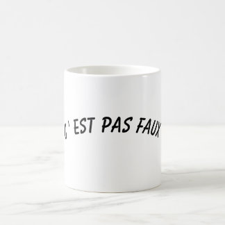 C EST PAS FAUX コーヒーマグカップ