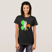 C Fleur Louisiana Irish Cajun New Orleans St Patri Tシャツ (正面フル)