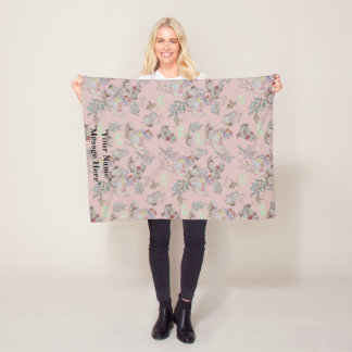 C for Cluckベビーブランケット フリースブランケット