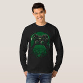 C Gaming Controller Irish Gamer St Patrick´s Day Tシャツ (正面フル)