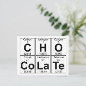 C-H-O-Co-La-Te （チョコレート） – フル ポストカード (スタンド正面)