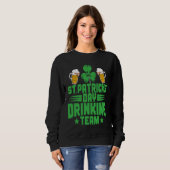 C  Irish St Patrick's Day Drinking Team スウェットシャツ (正面フル)