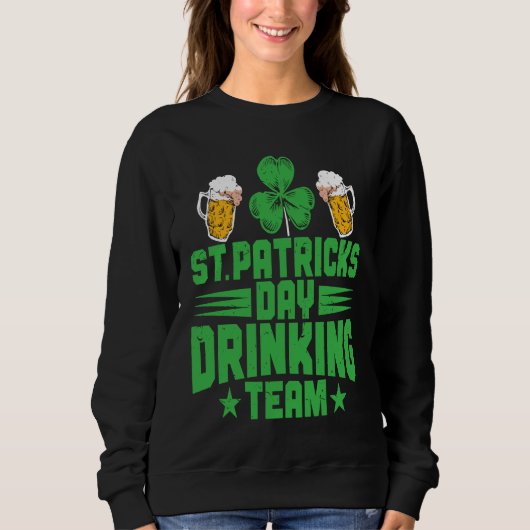 C  Irish St Patrick's Day Drinking Team スウェットシャツ (正面)