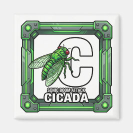 C is for Cicada – GTA Style ABC Learning マグネット