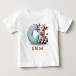 C is for Cow – オーダーメイド ベビーTシャツ 