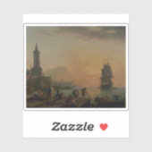 C.J. Vernet – ポートでの穏やか地中海の シール (シート)