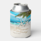 C&Kスタフィッ頼グカップルの名前を砂で 缶クーラー (缶正面)