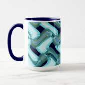 C.L.ブラウン著ペントハウス及び舗装のコンボのマグ マグカップ (左)