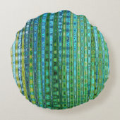 C.L.ブラウン著海草の円形の装飾用クッション ラウンドクッション (裏面)