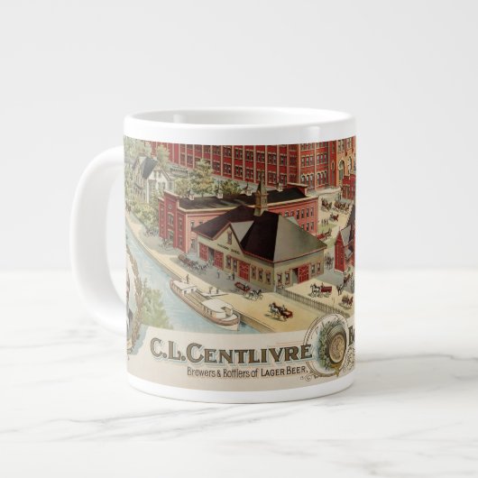 C.L. Centrivre Brewing Company工場建物。 ジャンボコーヒーマグカップ (正面左)