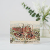 C.L. Centrivre Brewing Company工場建物。 ポストカード (スタンド正面)