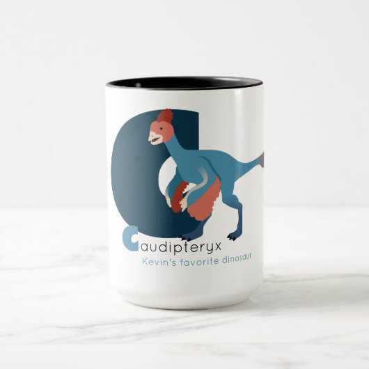 C like Caudipteryx Mug マグカップ (中央)