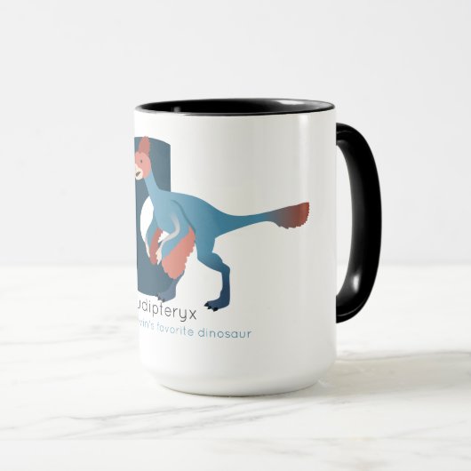 C like Caudipteryx Mug マグカップ (正面右)