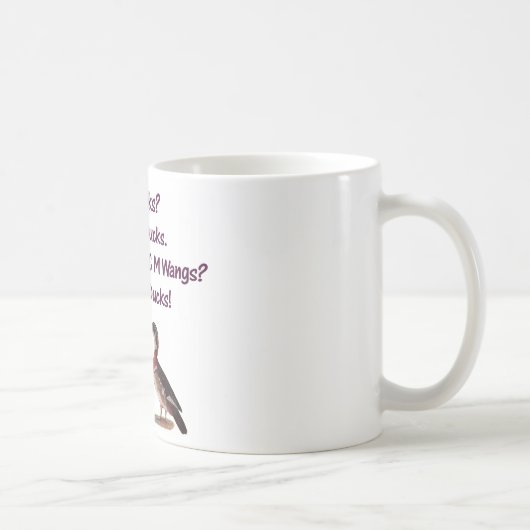 C Mのアヒルか。 おもしろいな南アクセント コーヒーマグカップ (右)