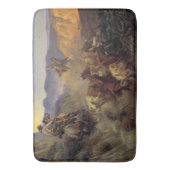 C Mラッセルザスリック耳ヴィンテージ西カウボーイ バスマット (正面縦)